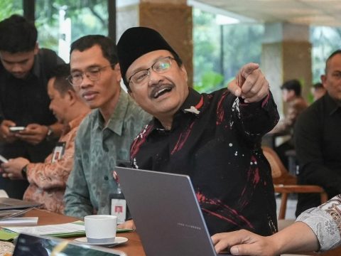 Menteri Sosial Saifullah Yusuf (Gus Ipul) Audiensi Dengan Bupati