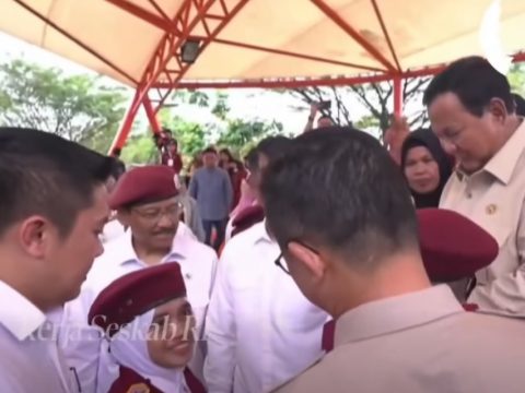 Acara Peresmian 166 Sekolah Rakyat di Banjarbaru, Kalimantan Selatan