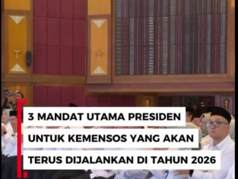 Tiga Mandat Utama Presiden Menjadi Arah Kerja Kementerian Sosial Di Tahun 2026