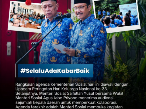 Kementerian Sosial Awali Hari Dengan Peringati Hari Keluarga Nasional Ke-33
