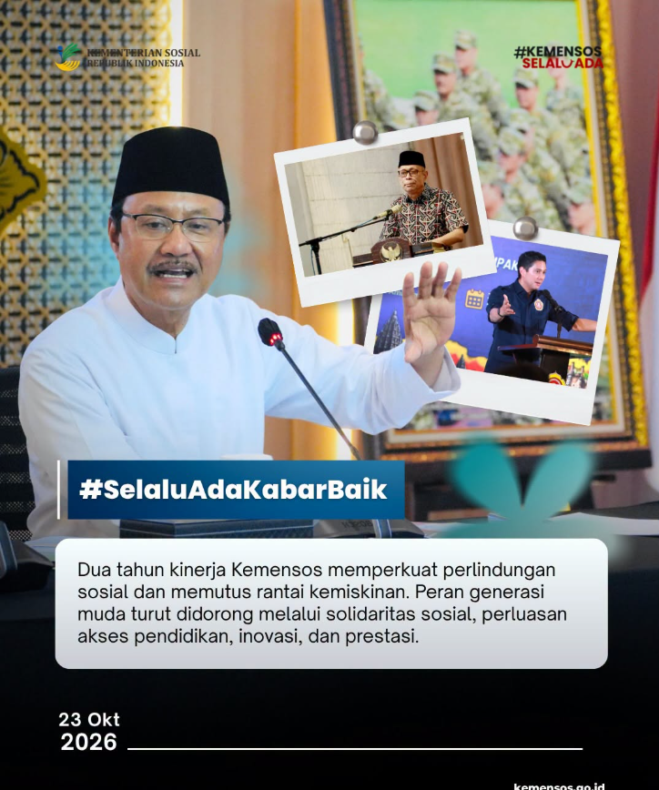 Kemensos Terus Dorong Upaya Memutus Rantai Kemiskinan Dan Buka Peluang Masa Depan